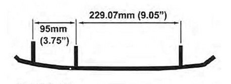 *Sno-x Ripper Four Runner 4" Hardmetal