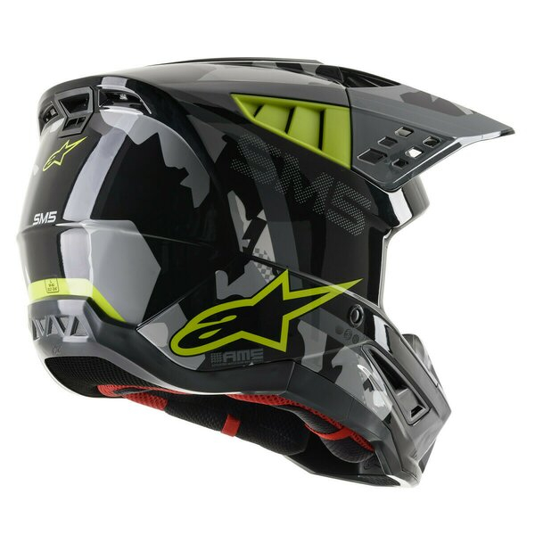 Casca Alpinestars Supertech M5 Rover Gray/Yellow/Gloss-4