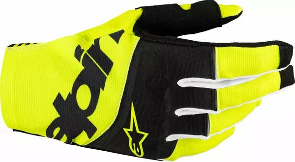 Alpinestars Techstar Mx Gloves Yellow, Black -1