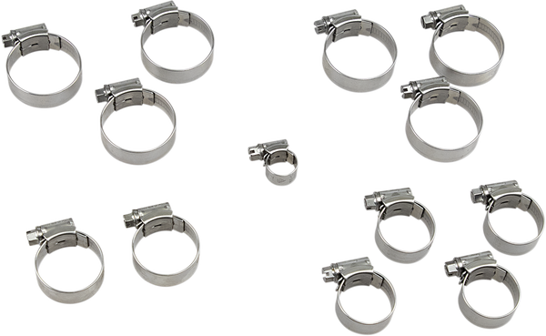 Radiator Clamp Kit Silver