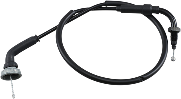 MOOSE RACING Black Vinyl Throttle Cable Black -1