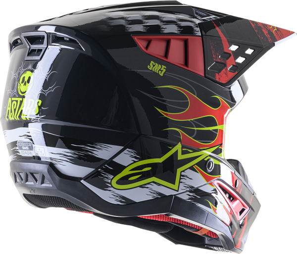 Casca Alpinestars Supertech M5 Rash Red/Gray-0