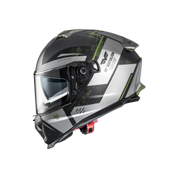 Casca Premier Typhoon BA MILY BM Negru/Verde/Gri-2