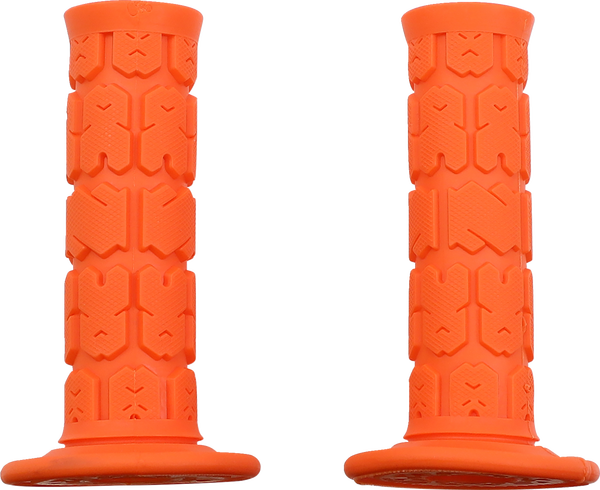 Rogue Mx Single Ply Grips Orange-2