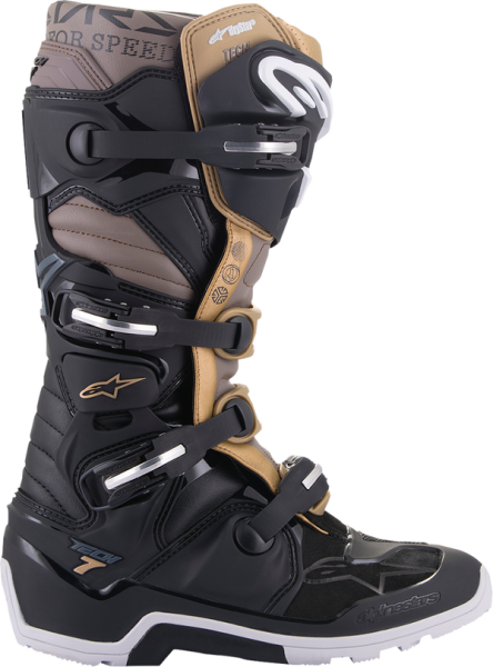 Cizme Alpinestars Tech 7 Enduro Drystar Black/Gold/Gray-6