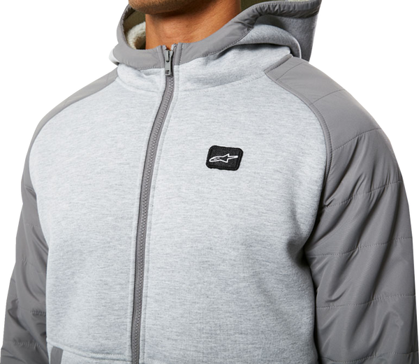 Fusion Sherpa Fleece Jacket Gray-1