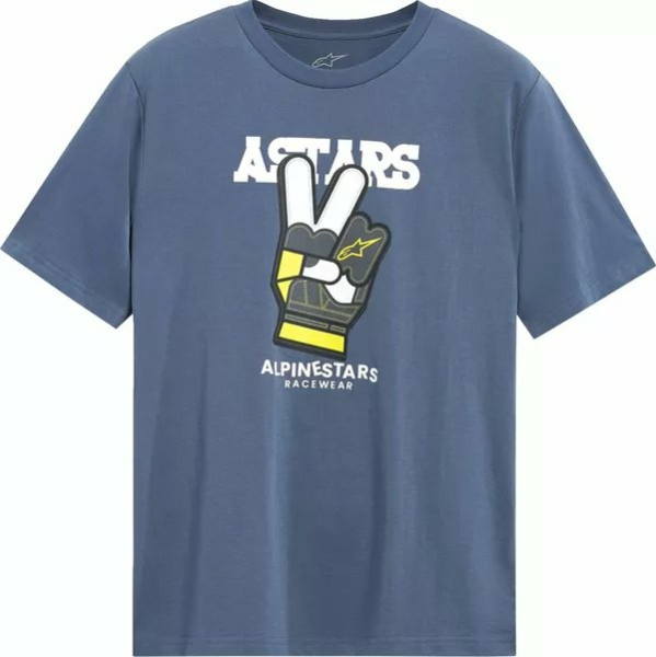 Alpinestars Peaceout Csf T-shirt Blue -4219f7b56a067fa5cec778919faee7df.webp