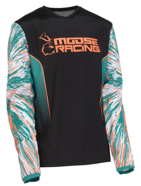 Tricou copii Moose Racing Agroid Teal/Orange/Black-423df6a31bd6efdc077eda2c0abec341.webp