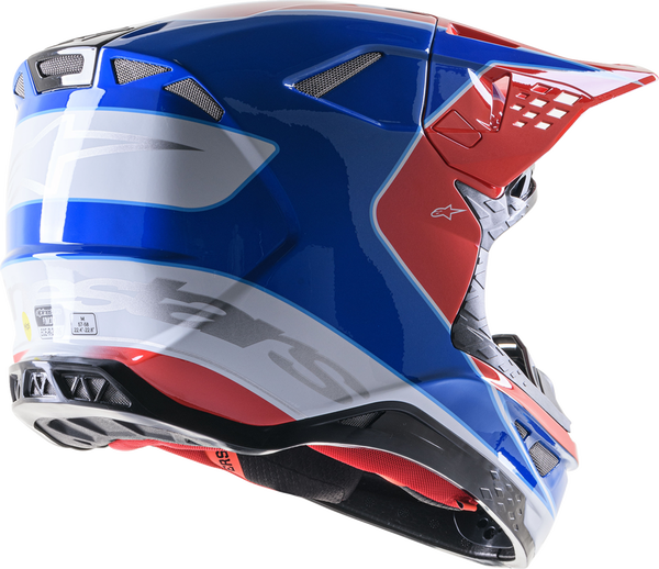 Casca Alpinestars Supertech M10 Aeon Blue/Red-1