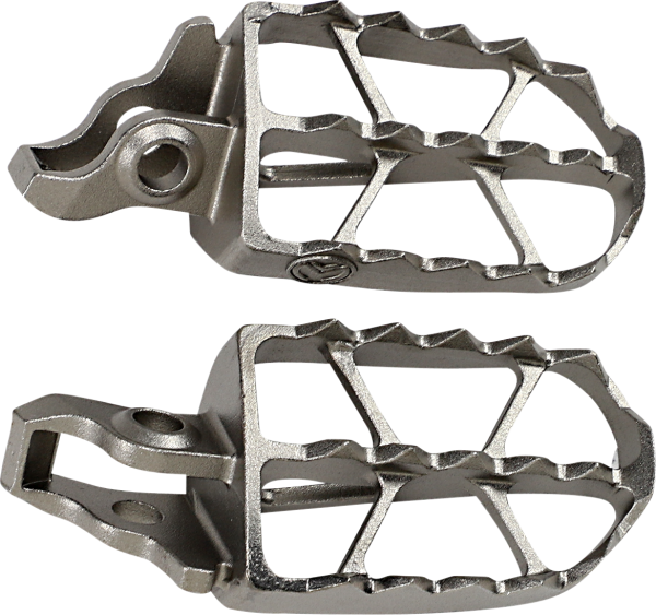 MOOSE RACING Nd Series Footpegs Silver 