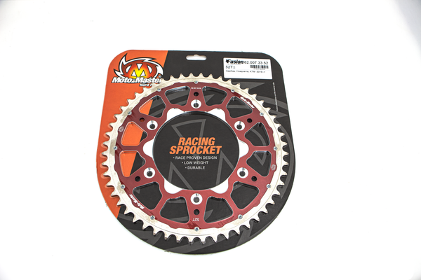 Fusion Dual Rear Sprocket Red