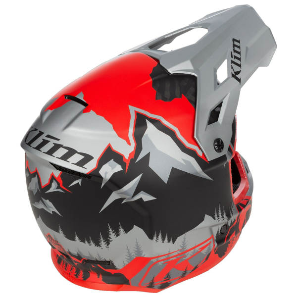 Casca Snowmobil Klim F3 Carbon ECE Wild - Chameleon-56