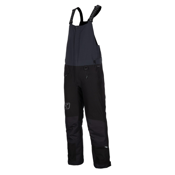 Pantaloni Snowmobil Klim Klimate Bib Insulated Black - Metallic Silver-5