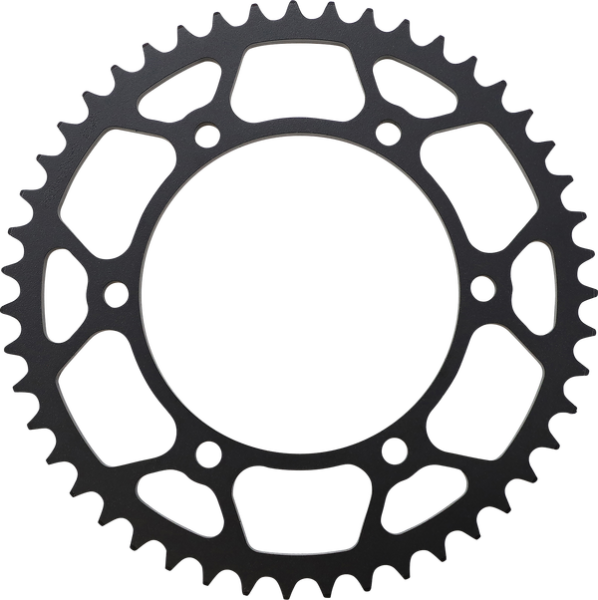 MOOSE RACING Steel Rear Sprocket Black, Zinc Plated -0