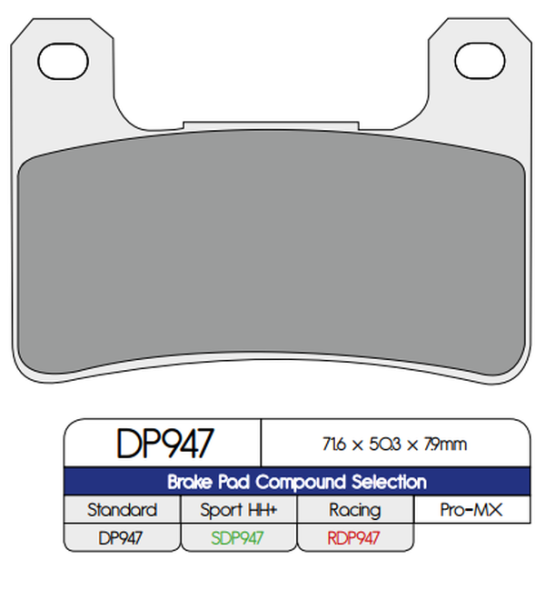 Standard Sintered Metal Brake Pads