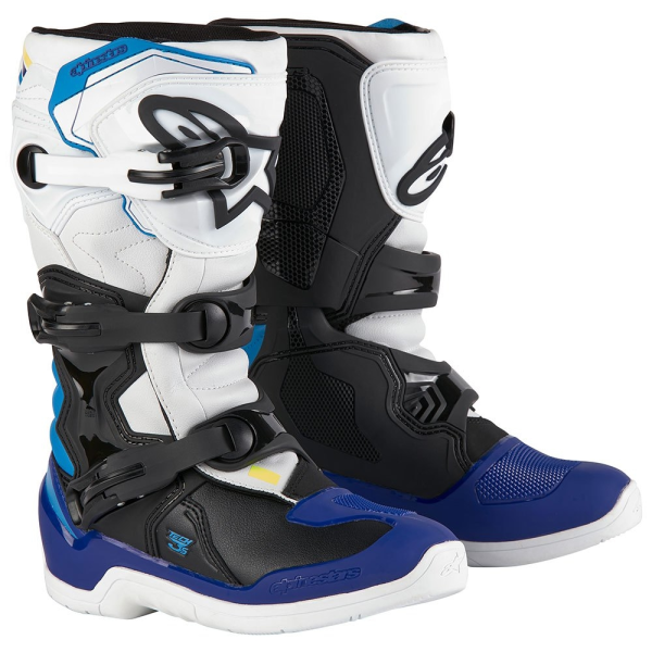 Cizme Copii Alpinestars Tech 3s White//Black/Blue-0