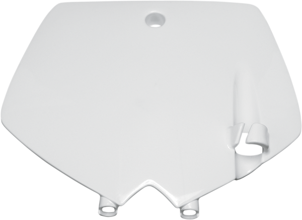 Replacement Front Number Plate White