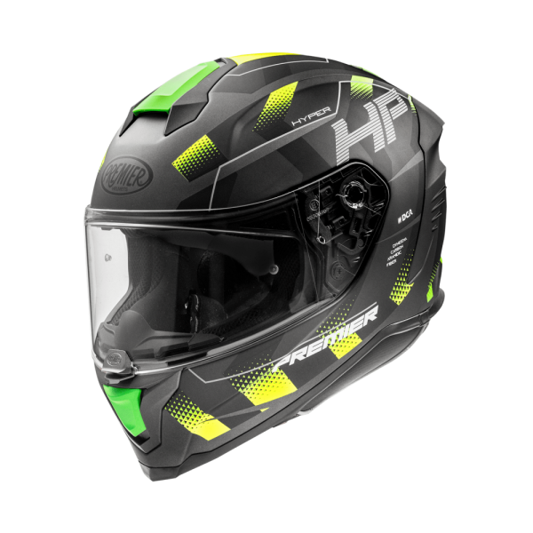 Casca Premier Hyper Carbon HP Negru/Gri/Galben-2