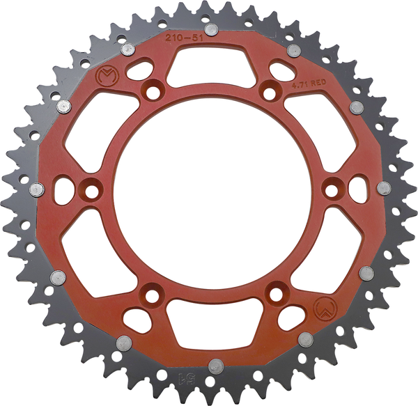 MOOSE RACING Dual Sprocket Red 