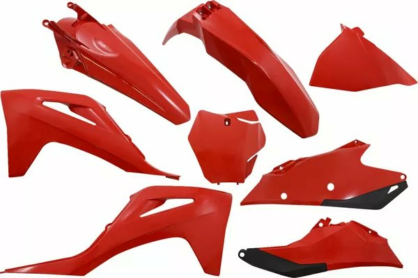 Full Body Replacement Plastic Kit Red-0