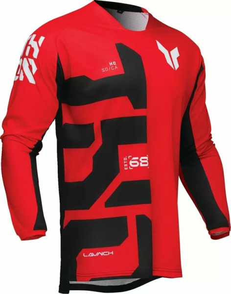 Tricou Enduro Thor Launchmode Forge Jersey Red-1