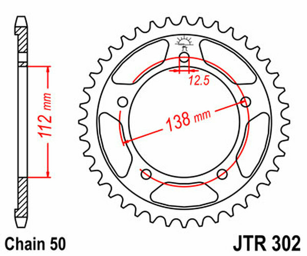 JT SPROCKETS Induction Hardened Black Zinc Finish Rear Sprocket Black, Zinc -44d5a8016671b803f79003da6f829b9d.webp