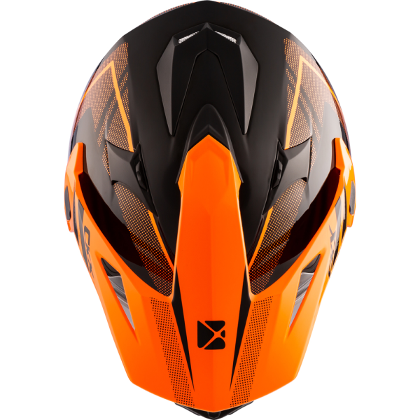 CKX Helmet QUEST RSV Moosek w electric visor Orange XS-1