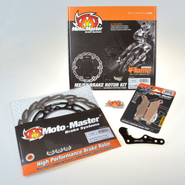 260 Mm Oversize Floating Rotor Brake Kit Black, Silver, Stainless Steel-0