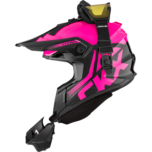 CKX Hjälm + Goggles TITAN Polar Pink L-1