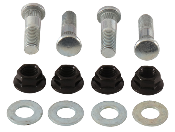 MOOSE RACING Wheel Stud-nut Kit Black 