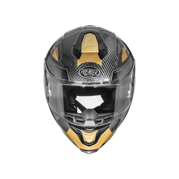 Casca Premier Hyper Carbon Gri/Gold-3