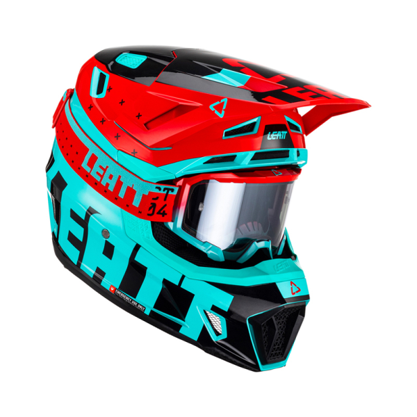 Casca Leatt 7.5 V23 Fuel Navy/Red/Blue (Ochelari Velocity 4.5 Iriz Cadou)