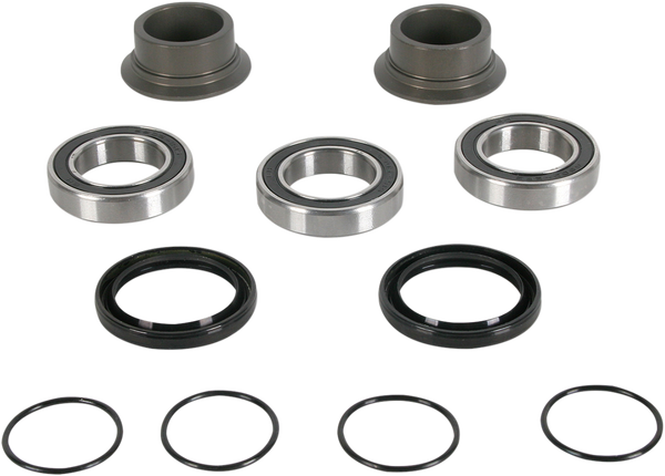 Watertight Wheel Collar And Bearing Kits Black, Silver