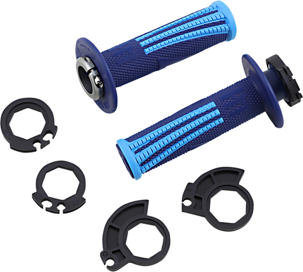 Emig Pro V2 Lock-on Grips Blue