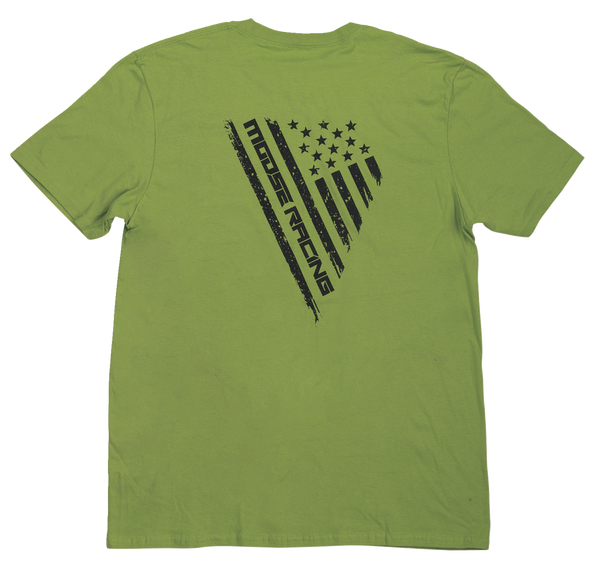 MOOSE RACING Salute T-shirt Green -0