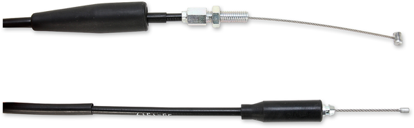 MOOSE RACING Black Vinyl Throttle Cable Black -1