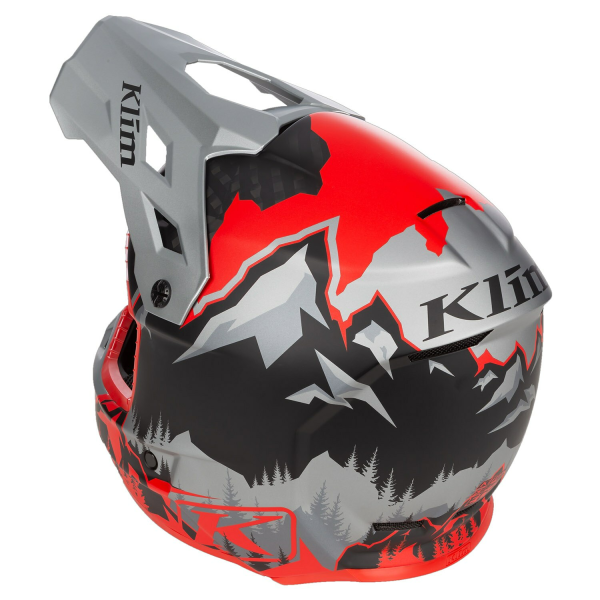 Casca Snowmobil Klim F3 Carbon ECE Wild - Chameleon-50