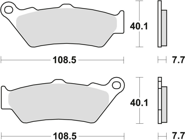 Placute frana fata/spate TRW Organice APRILIA PEGASO 650 '97-'10/ETV100 CAPONORD '01-'09/BMW F 650 / CS / GS / DAKAR / ST '94-'08/G 650 '08-'14/F 700/800/750 / 850 GS / ADV '08 -/R 1200GS / ADV '14-'18/ K 1600 GT / GTL '11 -