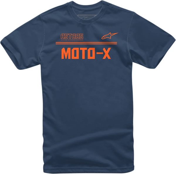 Tricou Alpinestars Moto X Navy/Orange