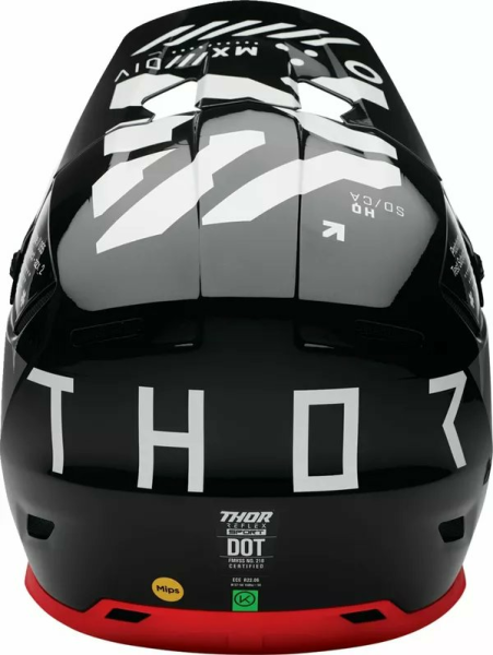 THOR Reflex Sport Strike Mips Helmet Red, Gray, Black -3