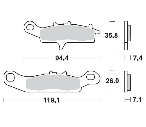 Racing Brake Pads Atv