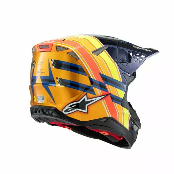 Alpinestars S-m10 Tld 25 Helmet Blue, Orange, Yellow -0