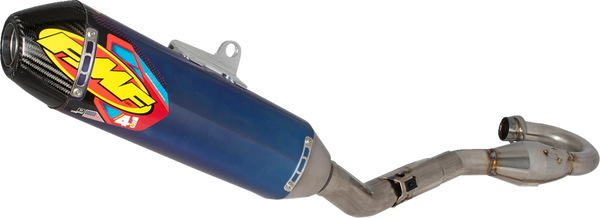 Factory 4.1 Rct Exhaust System Blue, Anodized 