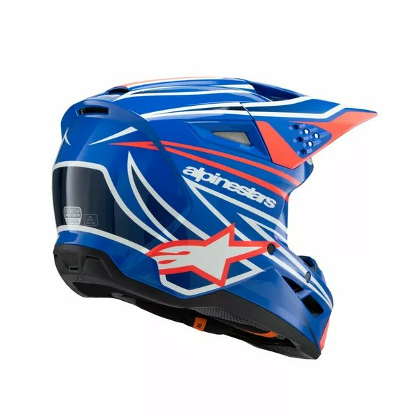 Alpinestars Youth S-m3 Wurx Helmet Black, Blue, Red, White -5