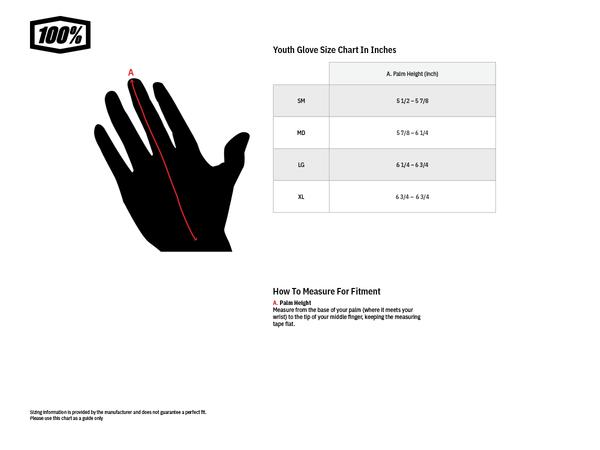 Manusi copii 100% i-Track Black-0