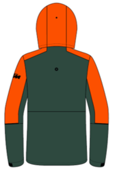 TWO 4 RIDE V2 JACKET GREEN/ORANGE