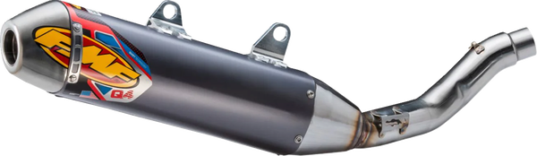 Q4 Hex Slip-on Muffler Anodized, Grey 