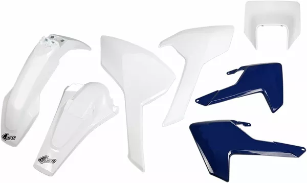 Replacement Plastic Body Kit Blue, White-2