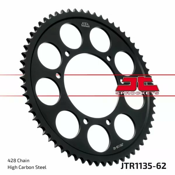 JT SPROCKETS Rear Sprocket Black -0