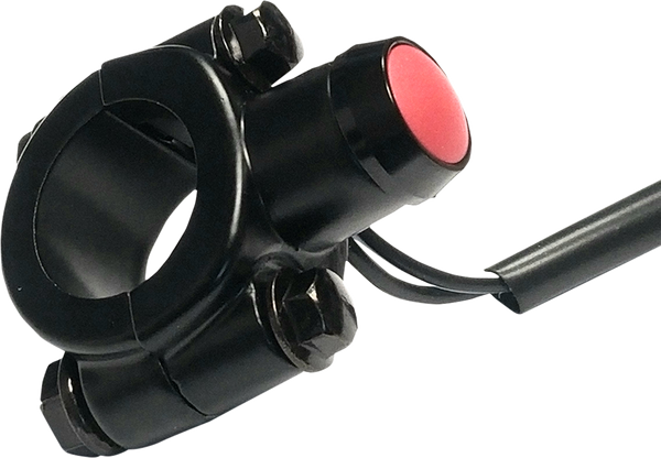 Momentary Switch For 7/8” Handlebar Black-1